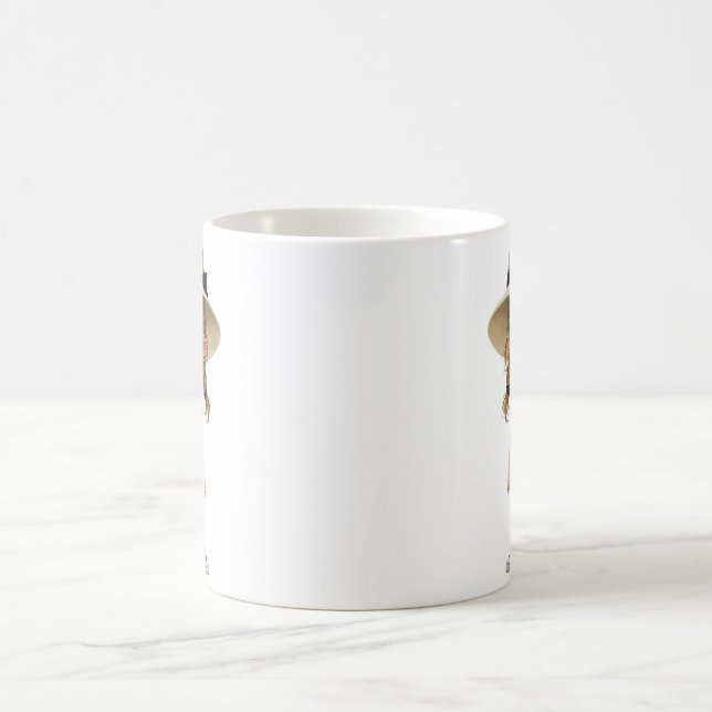 Simple Modern : Stylish Girl Coffee Mug (Center)