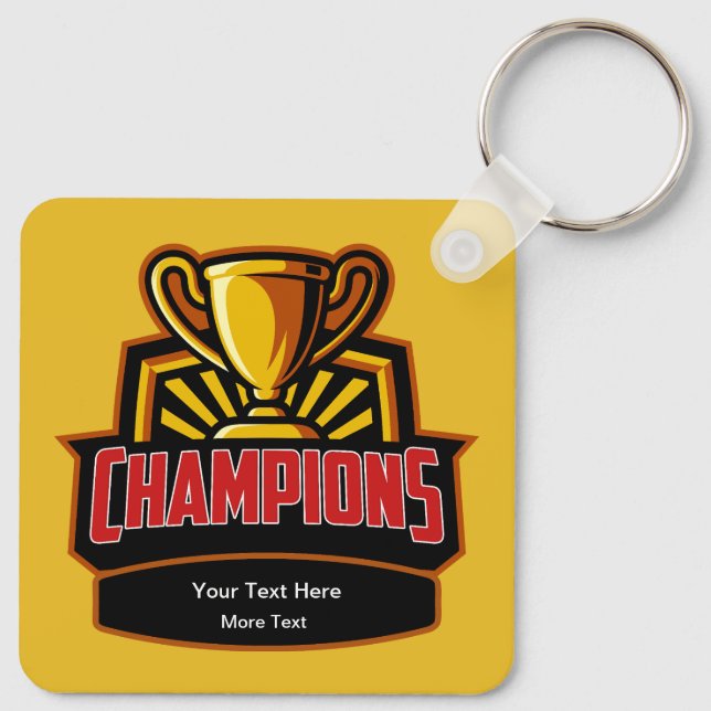 Simple Modern Team Champions Bulk Keychains  (Back)