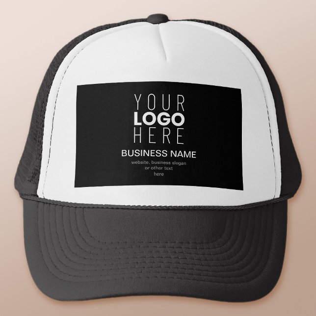 Simple Modern Template for Your Business Logo Trucker Hat (Creator Uploaded)