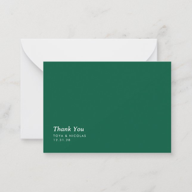 Simple Modern Thank You Cards (Front)