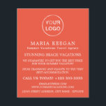 Simple & Modern Travel Agency Advertising Flyer<br><div class="desc">Simple & Modern Travel Agency Advertising Flyers By The Business Card Store.</div>