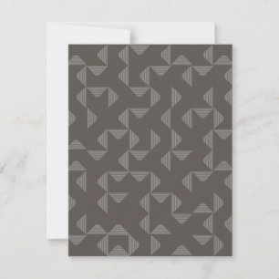 Simple, modern, trendy geometric graphic pattern card