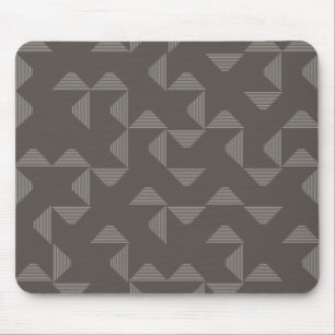 Simple, modern, trendy geometric graphic pattern mouse mat
