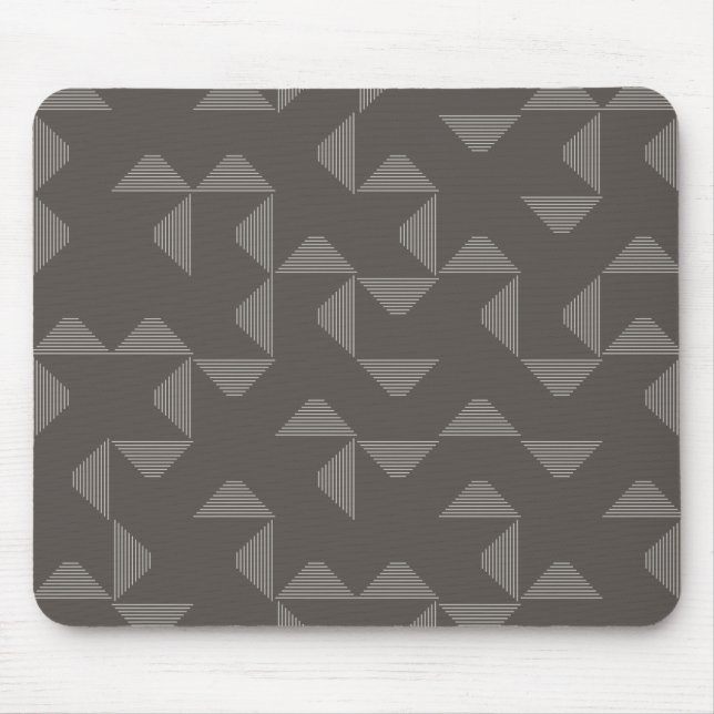 Simple, modern, trendy geometric graphic pattern mouse mat (Front)