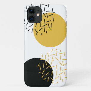 Simple, modern, trendy urban geometric graphic art iPhone 11 case