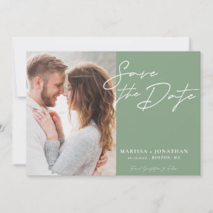 Simple Modern Typography Photo Save The Date