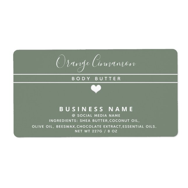 Simple modern  typography white heart  product  (Front)