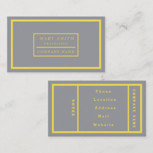 Simple Modern Ultimate Gray Business Card