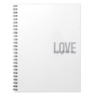 Simple, modern, urban, cool design Love Arizona Notebook
