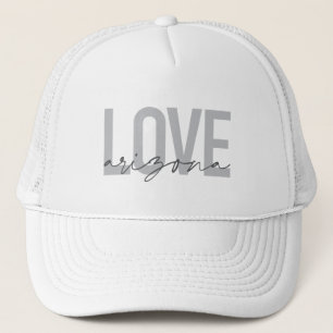 Simple, modern, urban, cool design Love Arizona Trucker Hat