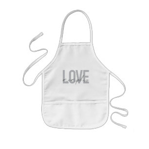 Simple, modern, urban, cool design Love Memphis Kids Apron