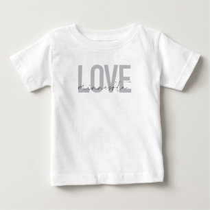 Simple, modern, urban, cool design Love Minnesota Baby T-Shirt