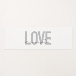 Simple, modern, urban, cool design Love Minnesota Yoga Mat