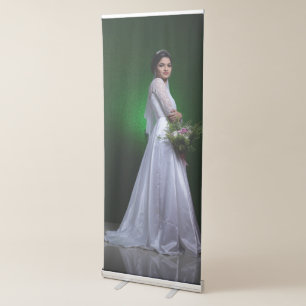 Simple Modern Wedding Photography Vertical Retractable Banner
