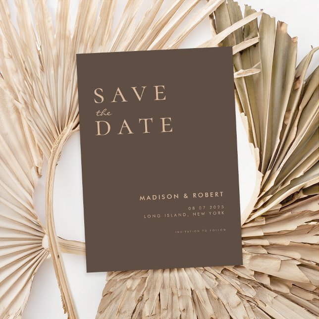 Simple Modern Wedding Save the Date (Creator Uploaded)