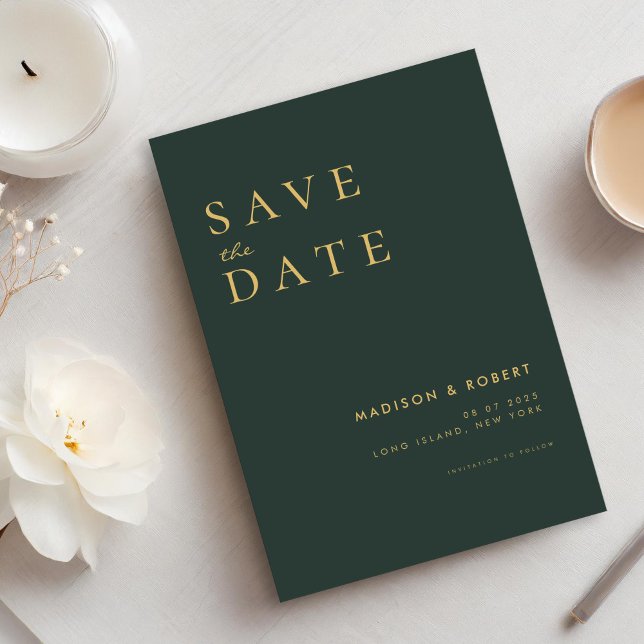 Simple Modern Wedding Save the Date (Creator Uploaded)