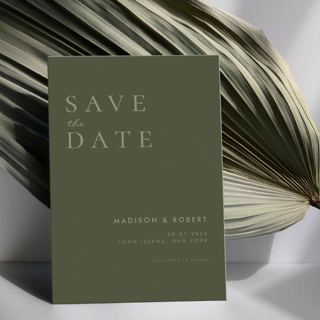 Simple Modern Wedding Save the Date (Creator Uploaded)