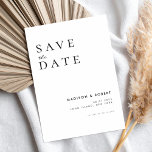 Simple Modern Wedding Save the Date<br><div class="desc">Simple Modern Wedding Save the Date</div>