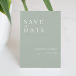 Simple Modern Wedding Save the Date<br><div class="desc">Simple Modern Wedding Save the Date</div>