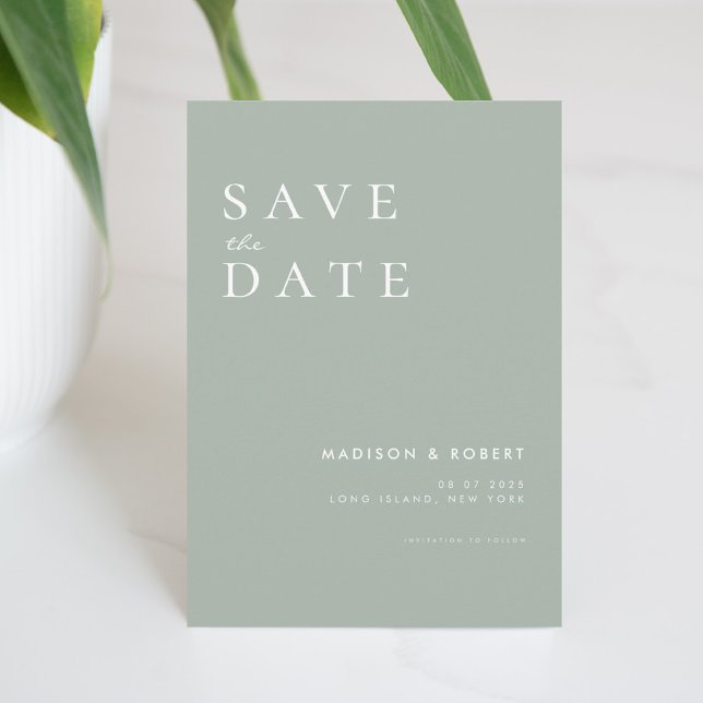 Simple Modern Wedding Save the Date (Creator Uploaded)