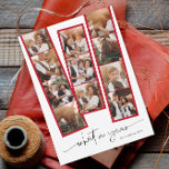 Simple Modern What a Year Photo Collage Christmas Holiday Card<br><div class="desc">Simple Modern What a Year Photo Collage Christmas Holiday Card. Click the edit button to customise with your details.</div>