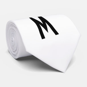 Simple Modern White Snow Tie