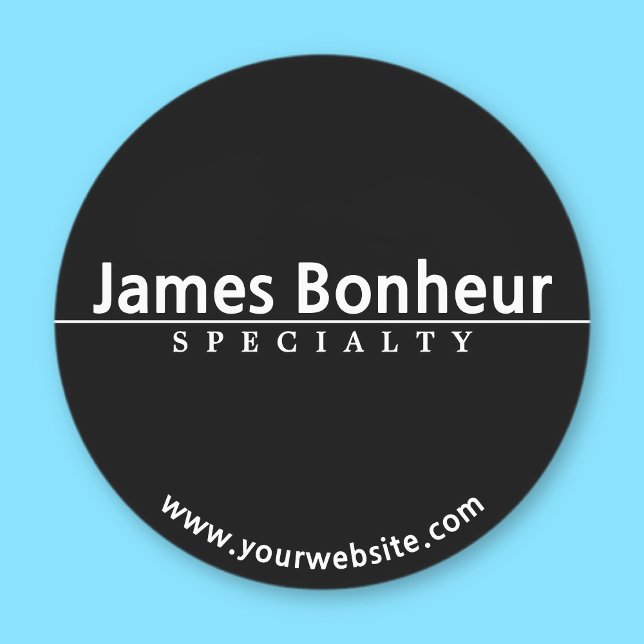 Simple Modern White Text on Black Waterproof (Creator Uploaded)