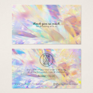 Simple Modern YOUR LOGO HERE Customer Discount 