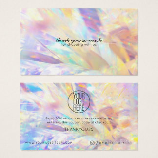 Simple Modern YOUR LOGO HERE Customer Discount 