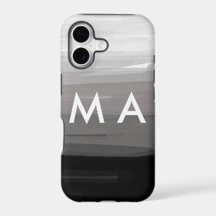 Simple monogram add your name letter man minimal t
