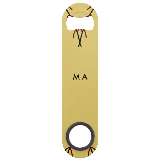 Simple monogram add your name letter man minimal t (Front)