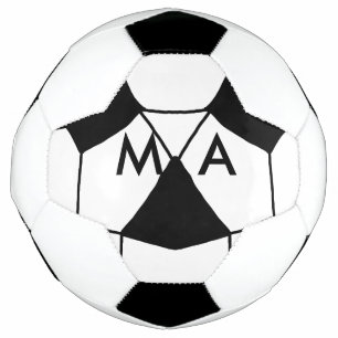 Simple monogram add your name letter man minimal t football