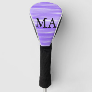 Simple monogram add your name letter man minimal t golf head cover
