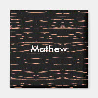 Simple monogram add your name letter man minimal t