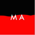 Simple monogram add your name letter man minimal t standing photo sculpture<br><div class="desc">design</div>