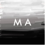 Simple monogram add your name letter man minimal t standing photo sculpture<br><div class="desc">design</div>