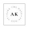 Simple Monogram Circle Modern Minimalist Font