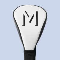 Simple Monogram Initial Drop Shadow Personalised