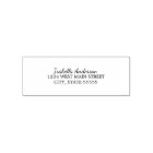 Simple Monogram Return Label