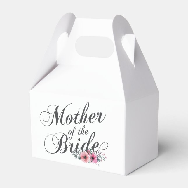 Simple Mother of the Bride Wedding | Favour box (Front Side)