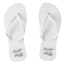 Mother of the Bride Wedding Flip Flops Zazzle