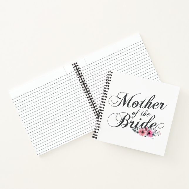 Simple Mother of the Bride Wedding | Notebook (Inside)