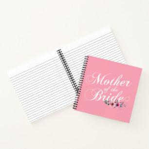 Simple Mother of the Bride Wedding   Notebook