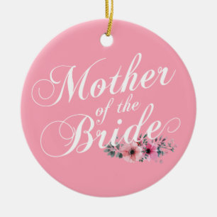Simple Mother of the Bride Wedding   Ornament