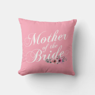 Simple Mother of the Bride Wedding   Throw Pillow