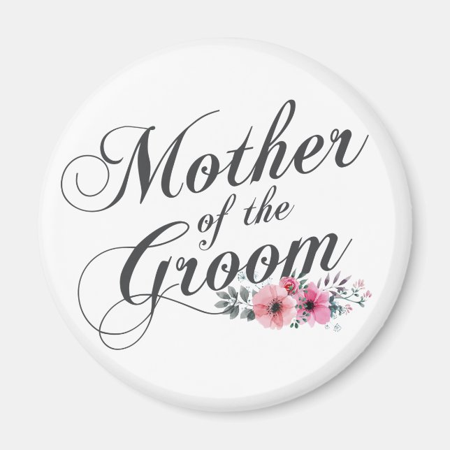 Simple Mother of the Groom Wedding | Magnet (Front)