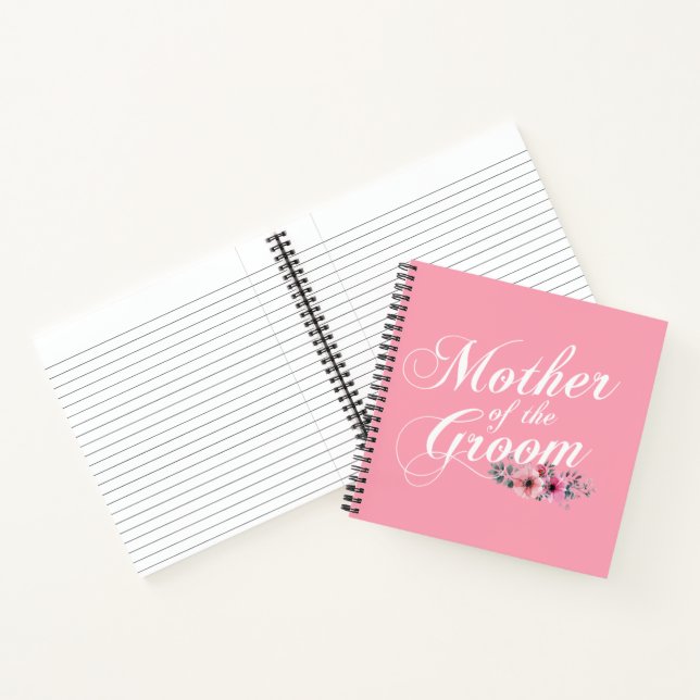 Simple Mother of the Groom Wedding | Notebook (Inside)