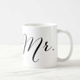 Simple Mr Script Stylish Modern Groom Wedding Gift Coffee Mug