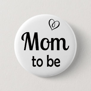 Simple Mum to be Baby Shower Pin