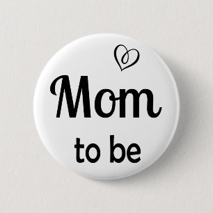 Simple Mum to be Baby Shower Pin